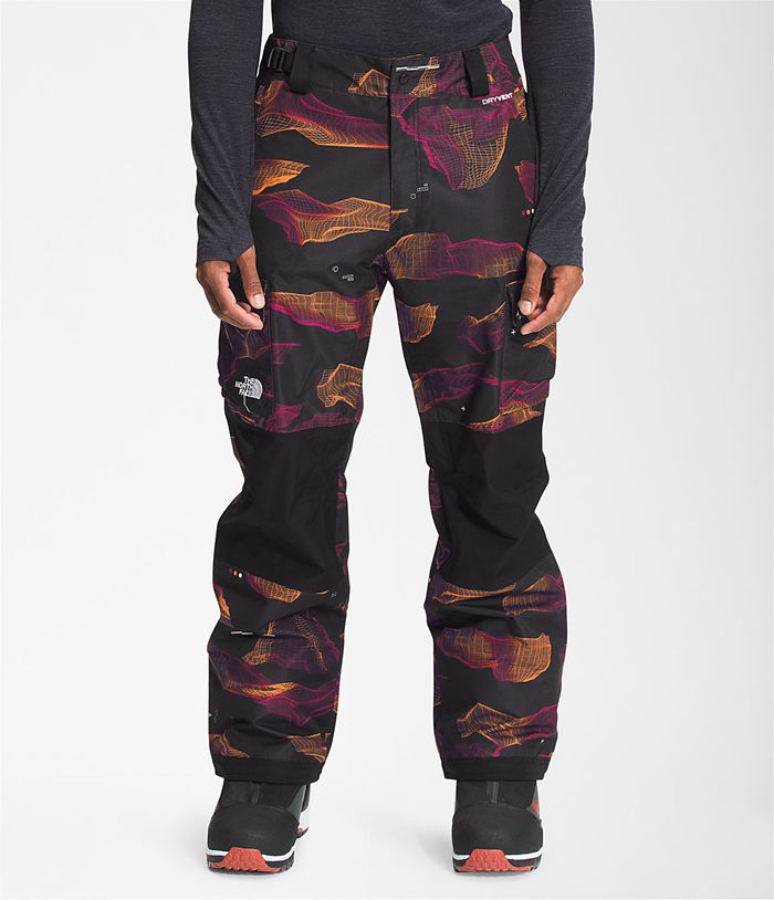 The North Face Snow Pants Slashback Cargo Black - Mens - Thailand HQGIC-8935